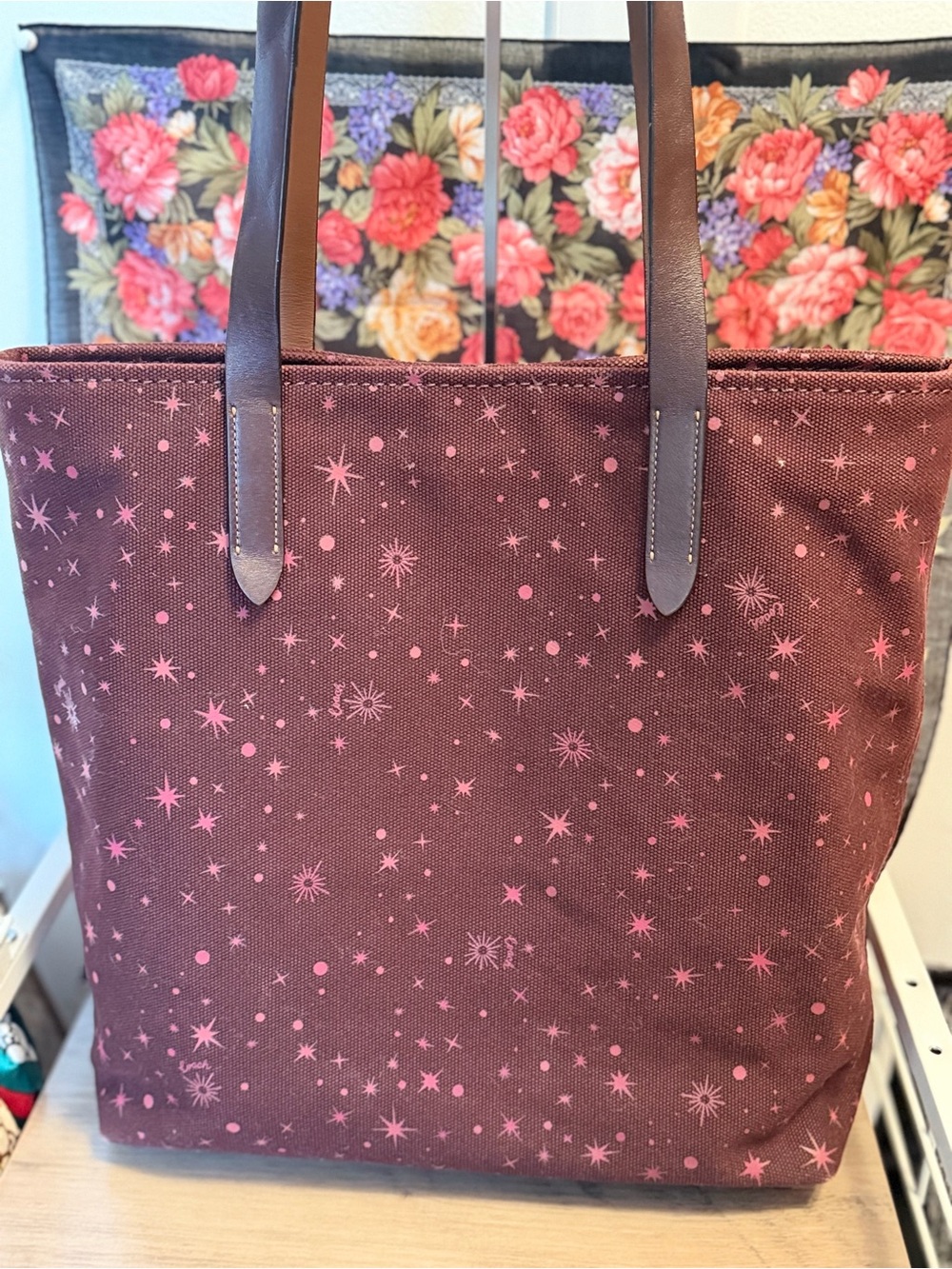 Coach x Star Wars Tote with Starry Print and Princess Leia as Boushh - Picture 3 of 6